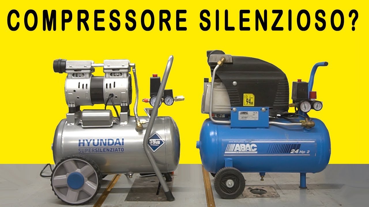 Compressore silenzioso o tradizionale - prova Hyundai supersilenziato  e Abac 24LT