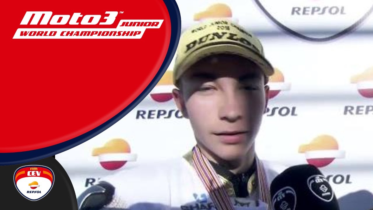 Ra&uacute;l Fern&aacute;ndez Champion 2018 Moto3&trade; Junior World Championship, Circuit Ricardo Tormo (English)