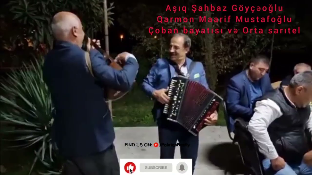 Aşıq Şahbaz Göyçəoğlu və Qarmonda Maarif Mustafoğlu - Çoban bayatısı və Orta sarıtel