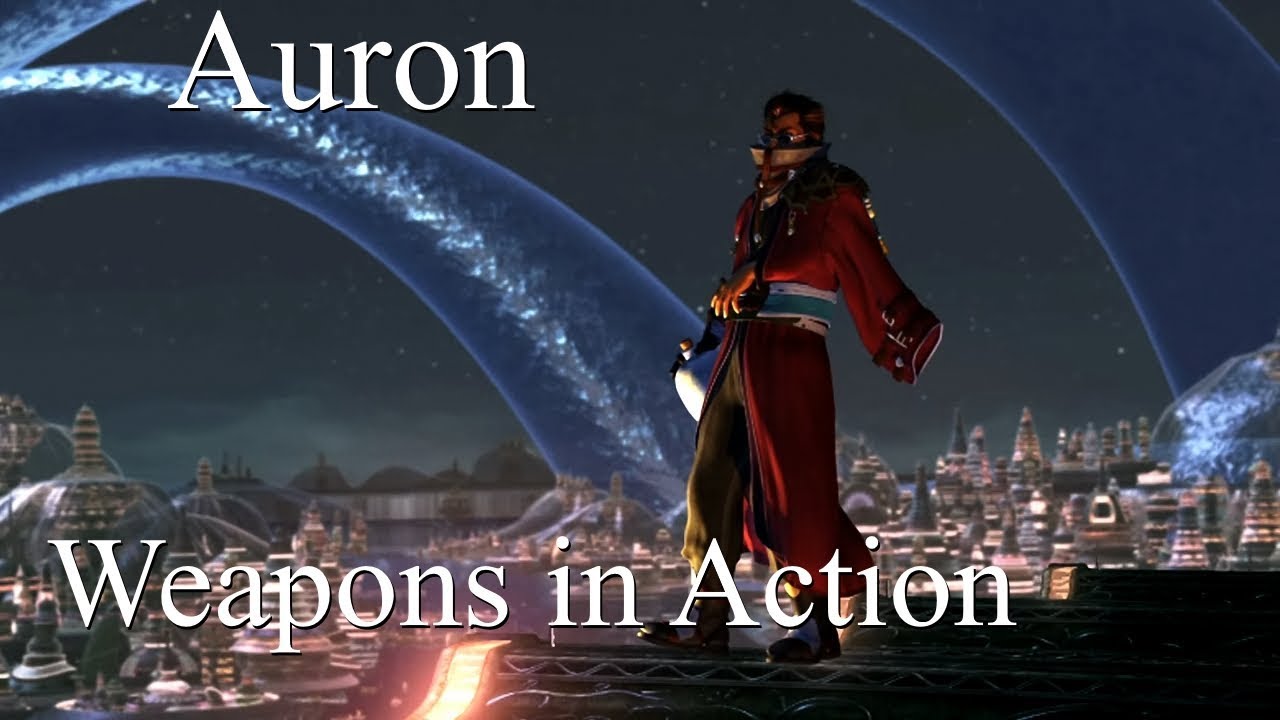 Auron - Weapons in Action