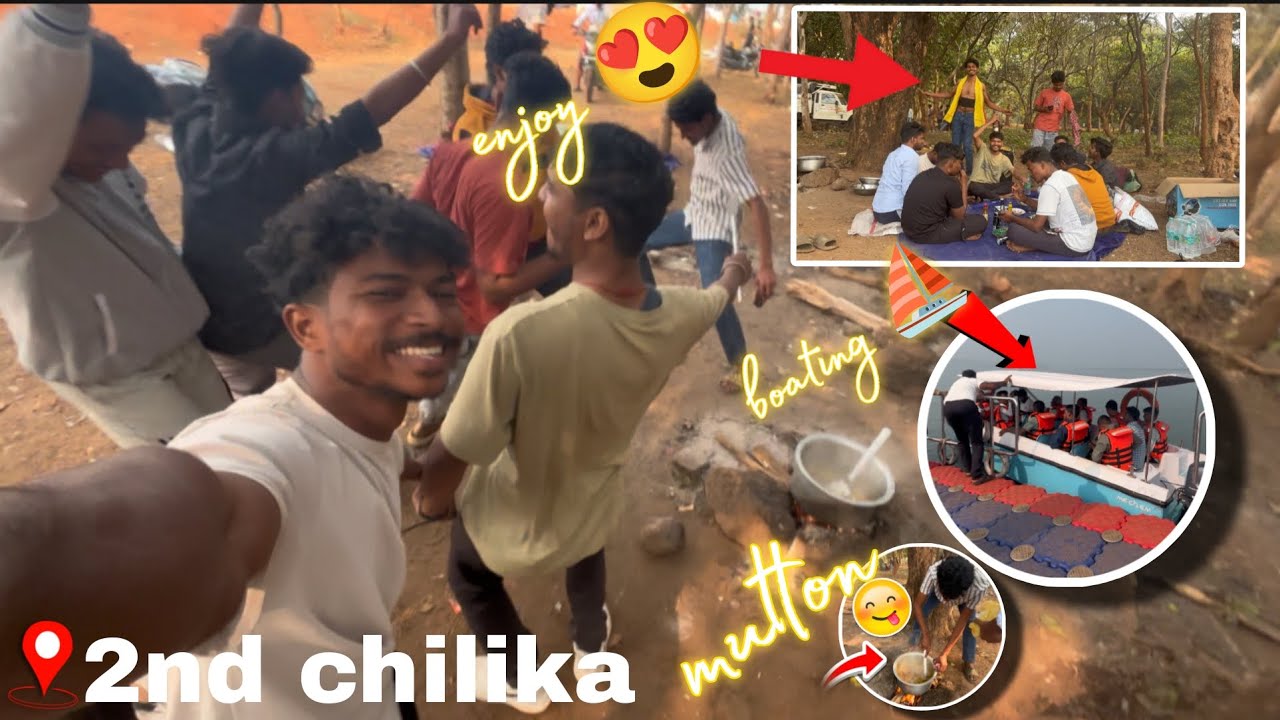 Mutton curry 🤤 ବଣ ଭୁଜି 2nd chilika pallahara ⛵ full kerkera with friends #vlog #chilikalake #mutton 