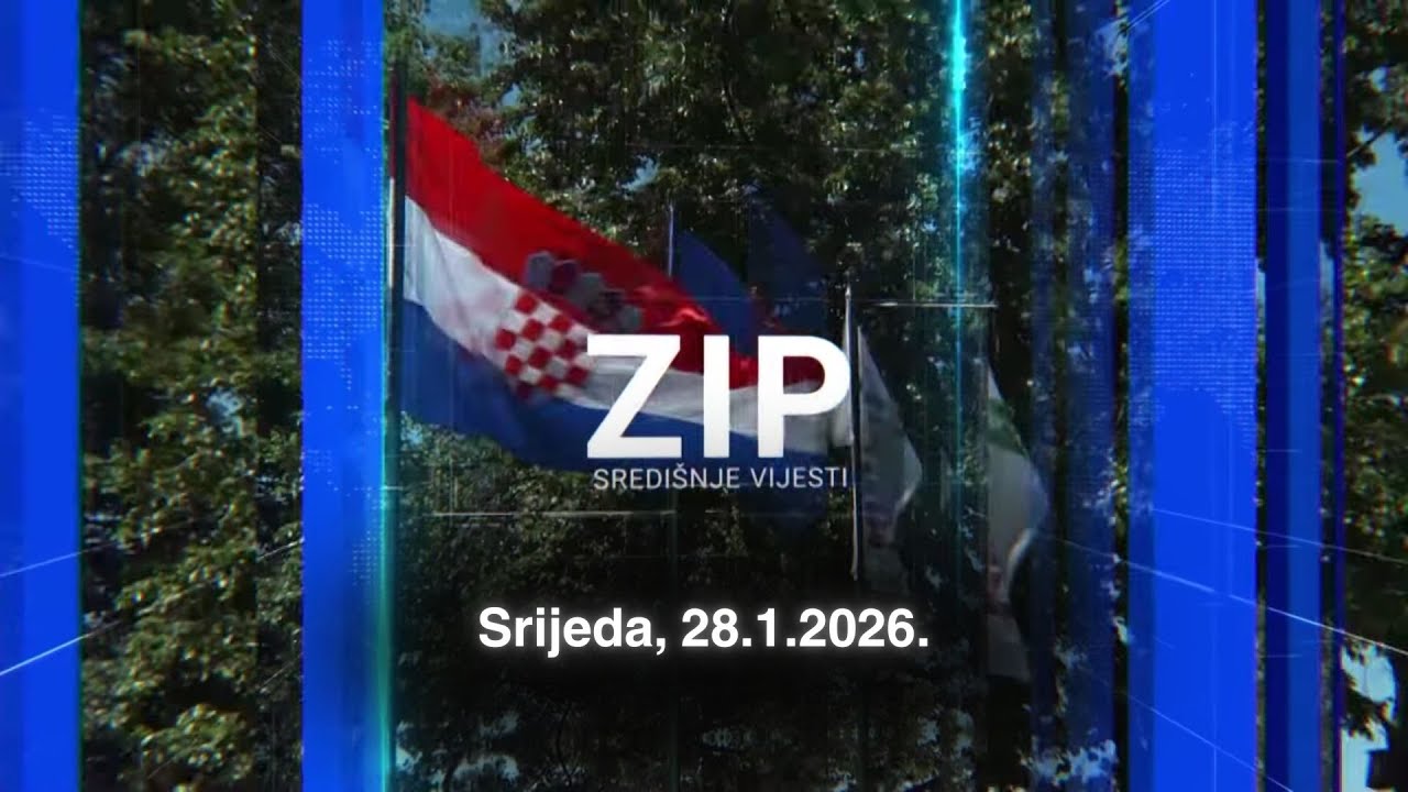 ZIP - 28.1.2026. - SREDIŠNJE VIJESTI Z1 TELEVIZIJE