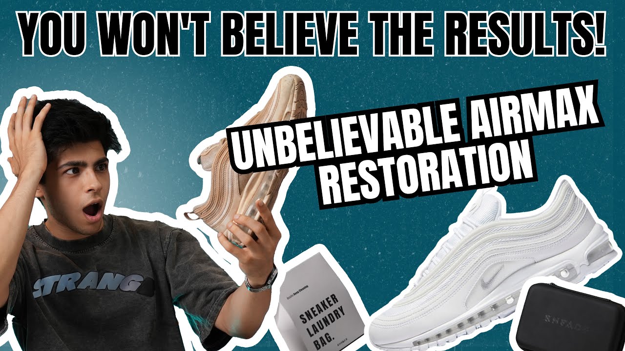 The Best Way To Clean Mesh Sneakers | Air Max 97 Restoration