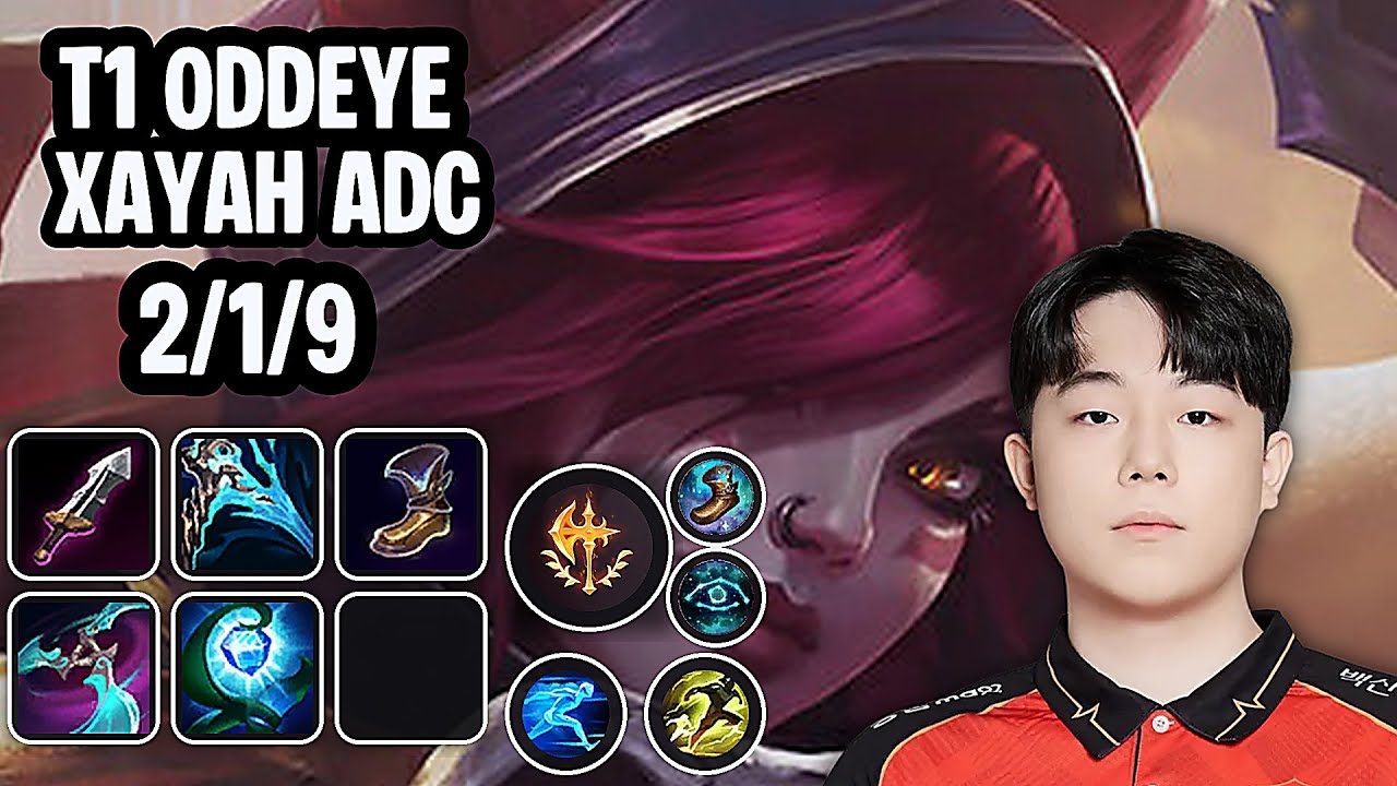 T1 OddEye Xayah Adc SoloQ Replay 20251112