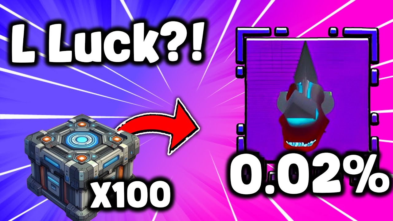 I Opened 100 Crates For A 0.02% Unit (Lethal Tower Defense)