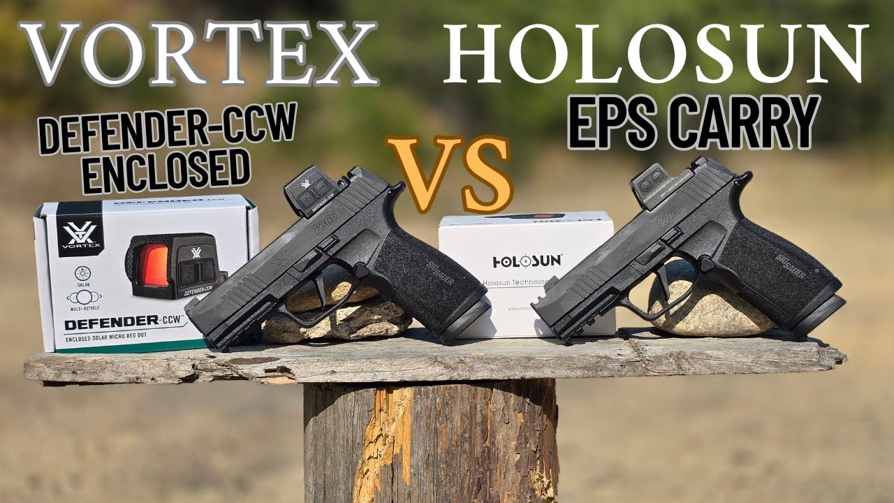 НОВИНКА-Vortex Defender CCW Enclosed против Holosun EPS Carry