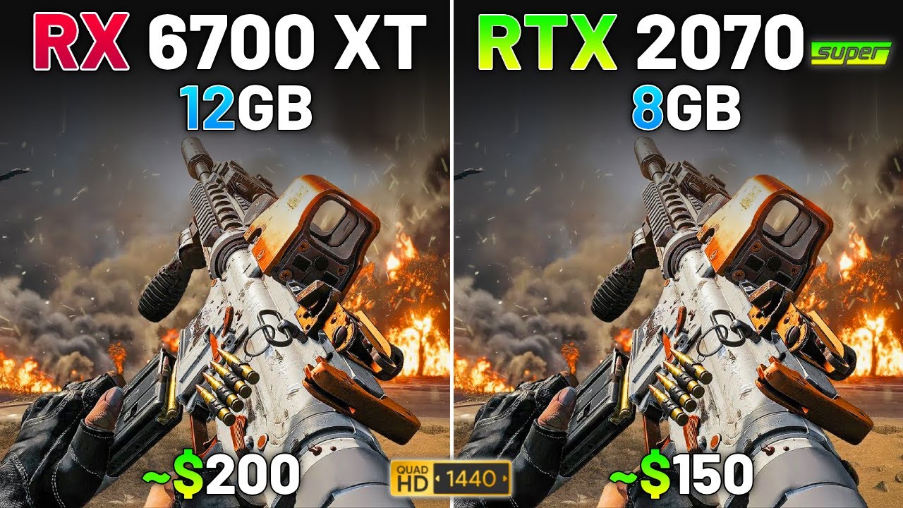 RX 6700 XT против RTX 2070 SUPER в 2026 году | Тест в 15 играх | 1440p