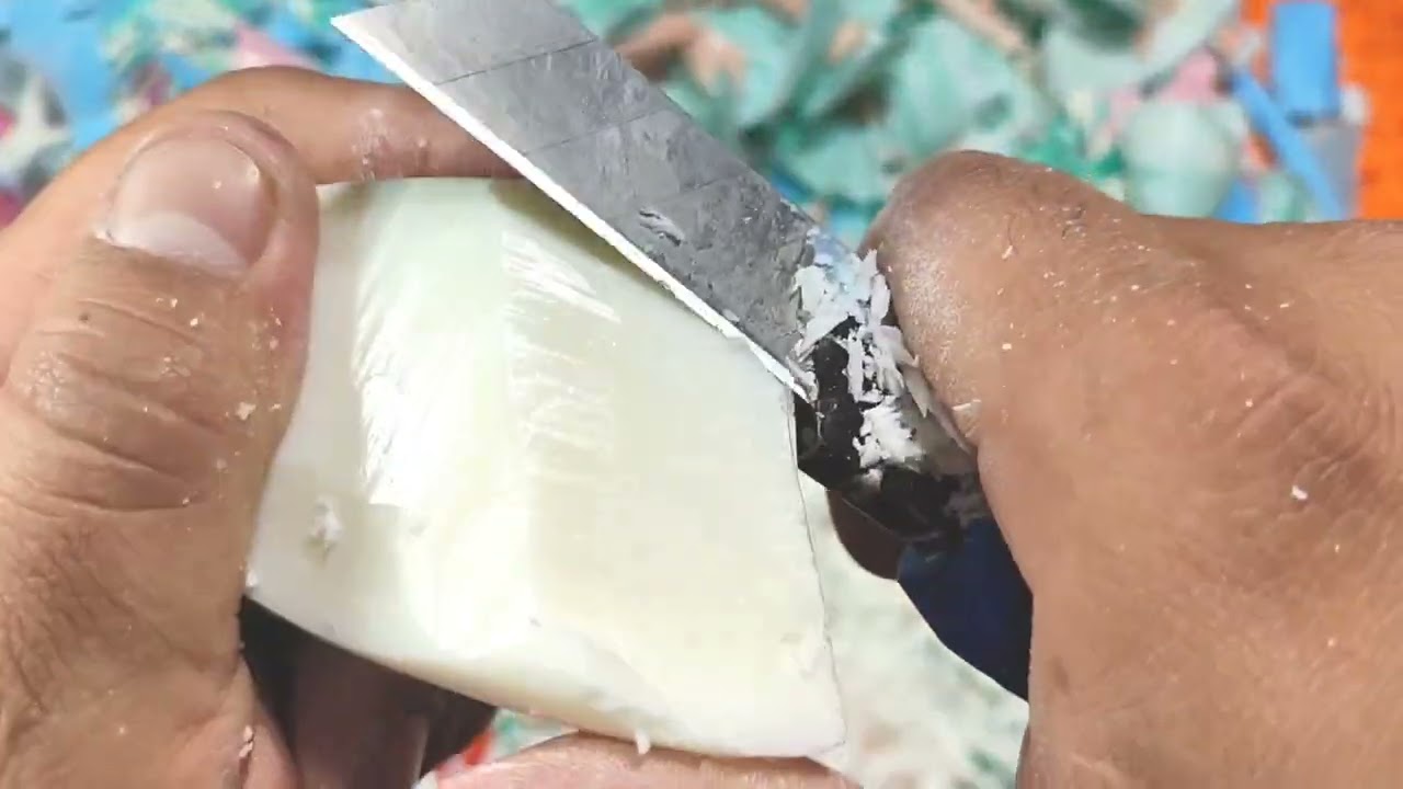 ASMR Carving soap. Soothing cutting soap | ASMR soap.