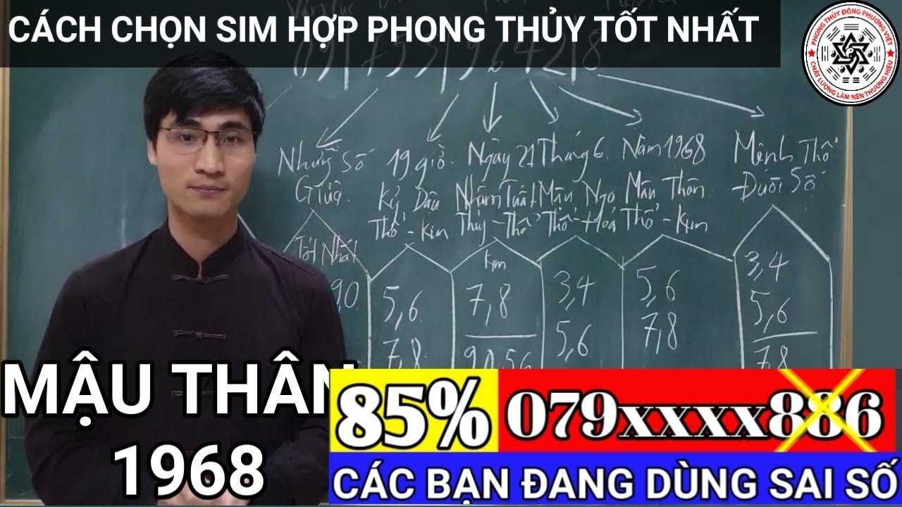 Tuổi Mậu Thân 1968 nên dùng sim số điện thoại nào đem lại may mắn