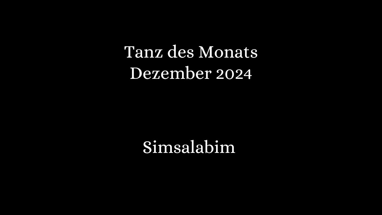 Tanz des Monats Dezember 2024 - Simsalabim