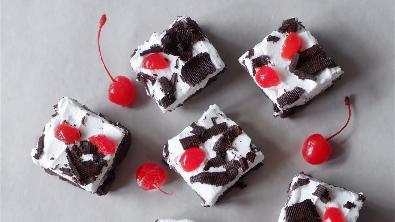 BLACK FOREST BROWNIES