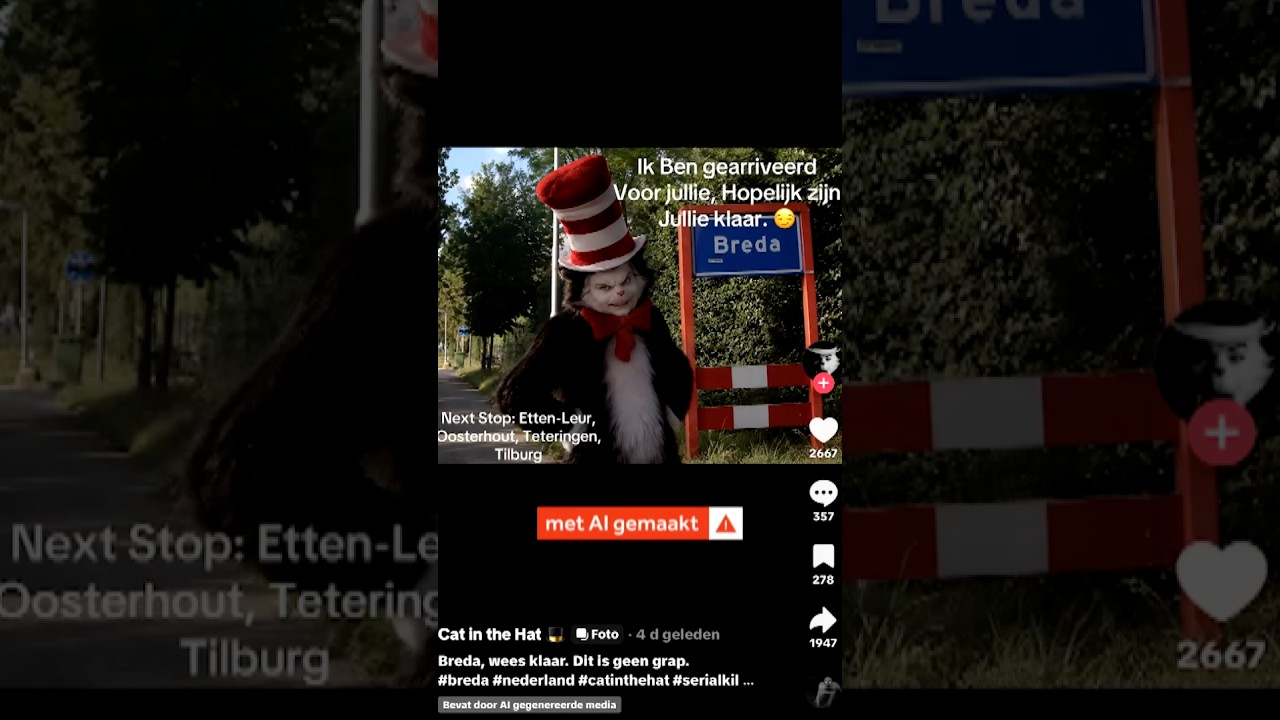 Kinderen bang gemaakt met Cat in the Hat-video's