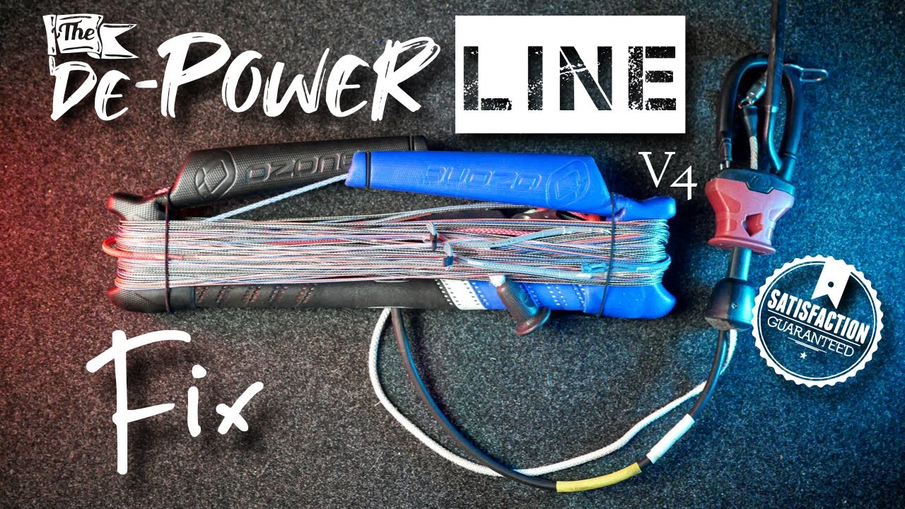 CAN I FIX MY KITE SURF BAR / OZONE V4 WATER CONTACT De-Power PU/Amsteel Line FIX