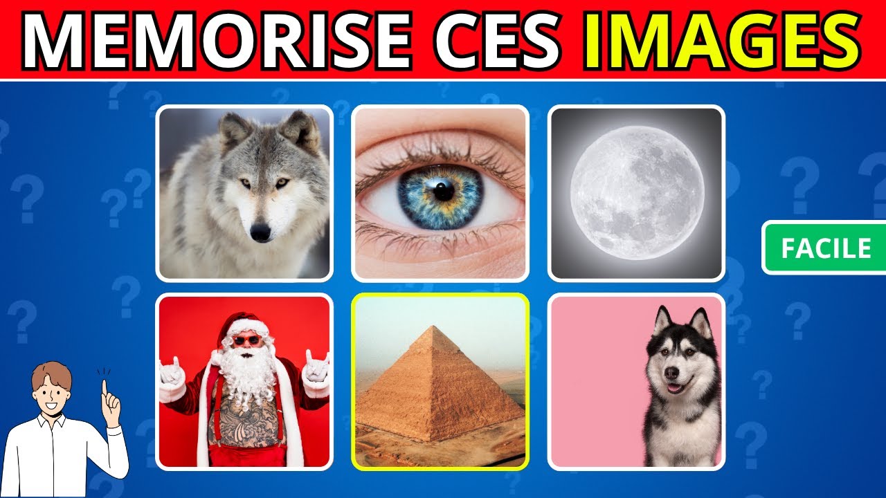 🧠 As-tu Une Bonne M&Eacute;MOIRE ? Test de M&Eacute;MOIRE VISUEL et Jeu de CONCENTRATION 🔍 #TestDeM&eacute;moire