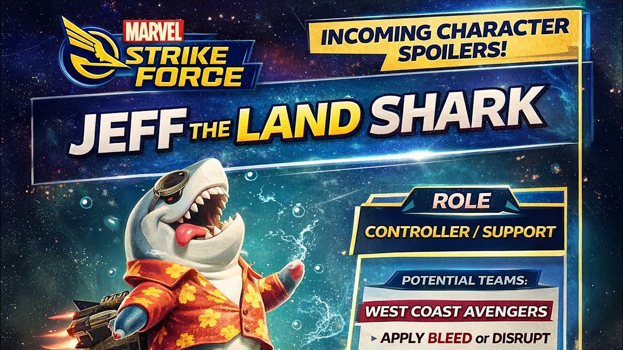 JEFF THE LAND SHARK? - State Of The Future Of MARVEL Strike Force - MSF
