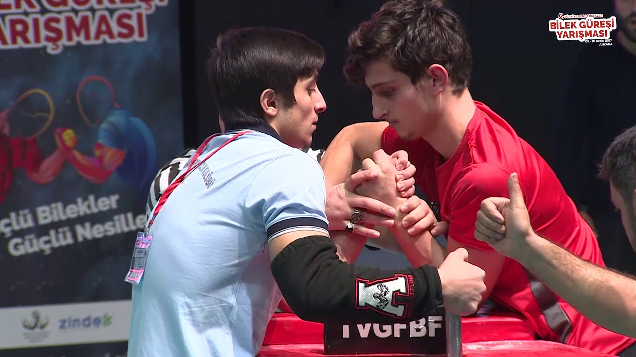65 Kg Sol Kol Final Müsabakası - 5. Türkiye Genç Erkekler Bilek Güreşi Yarışması