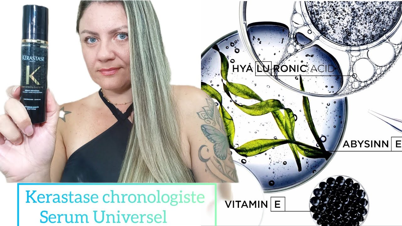 Kérastase Chronologiste Serum Universel ♡ Tratamento luxuoso anti idade #kerastase #cabelo #loiro