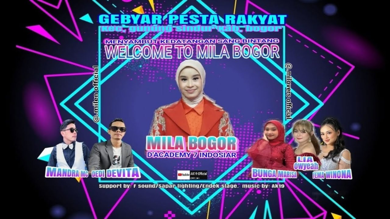 Gebyar Pesta Rakyat //  Menyambut Kedatangan Mila DA 7 // Bogor