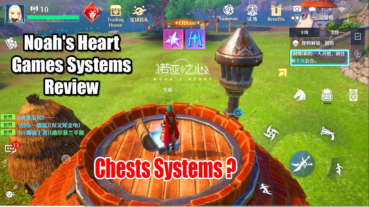 Noah's Heart 诺亚之心 Dual Baldes Gameplay - Battle Skills Gacha Fashion Chests Systems Review