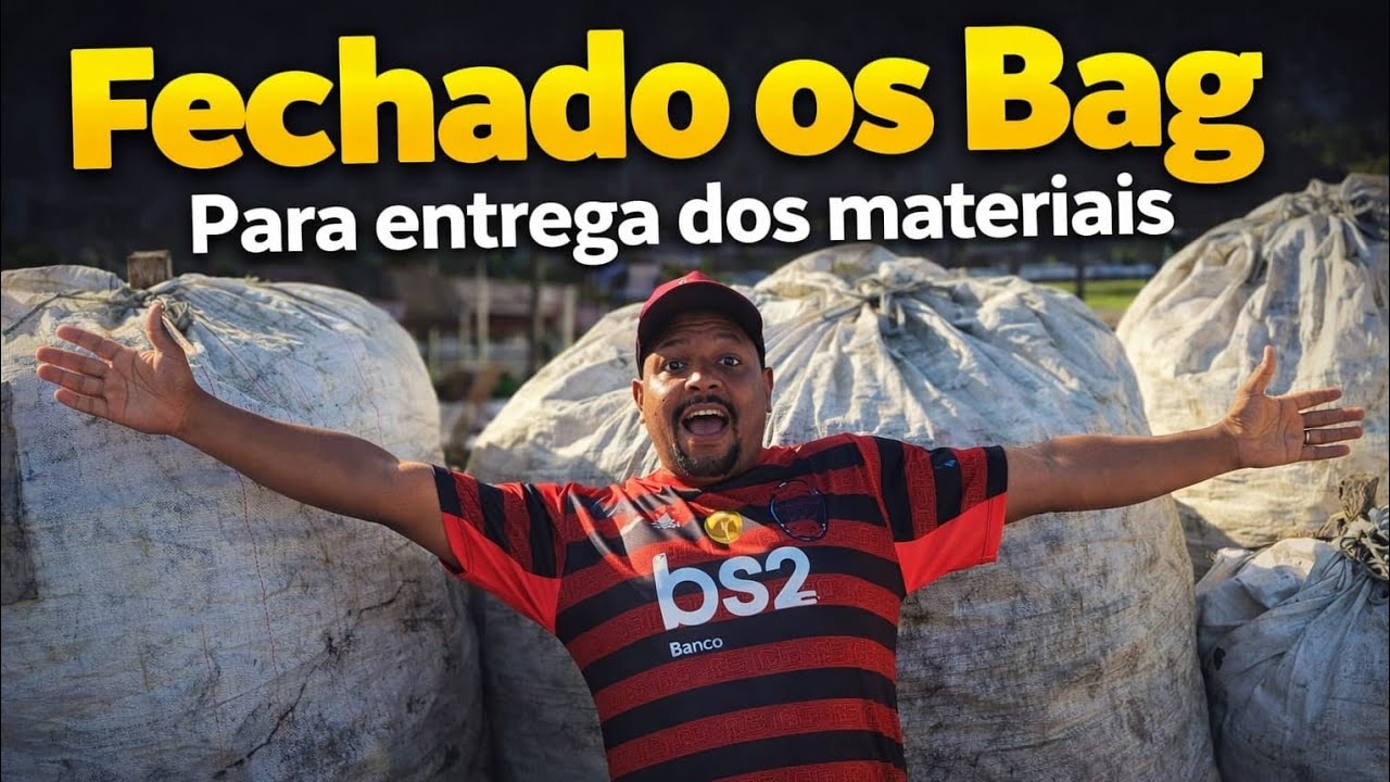 FECHANDO BAG PARA ENTREGA DOS MATERIAIS ! #07 #materiais #meioambiente #seletivo