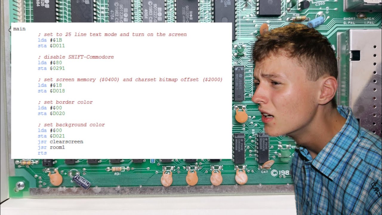 Programming a Commodore 64 hurts my brain...