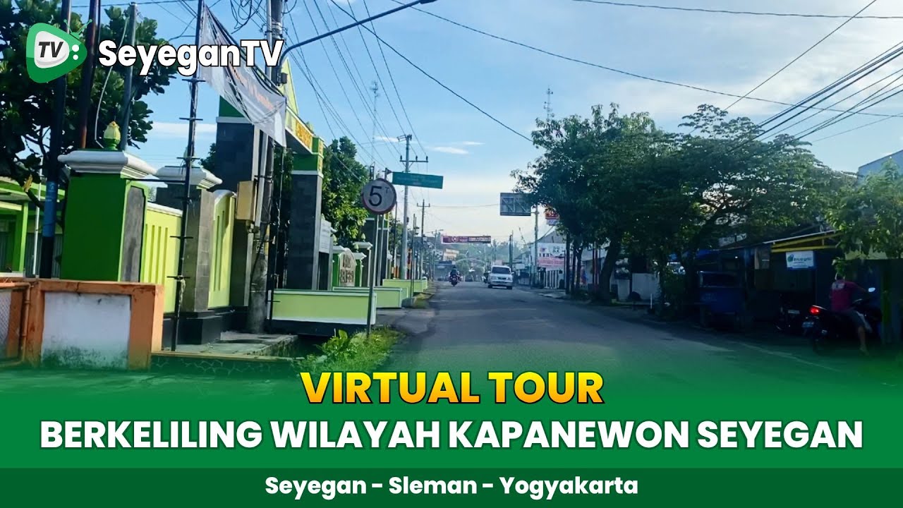 Virtual Tour Kapanewon Seyegan Berkeliling Menikmati Suasana Di Pagi Hari