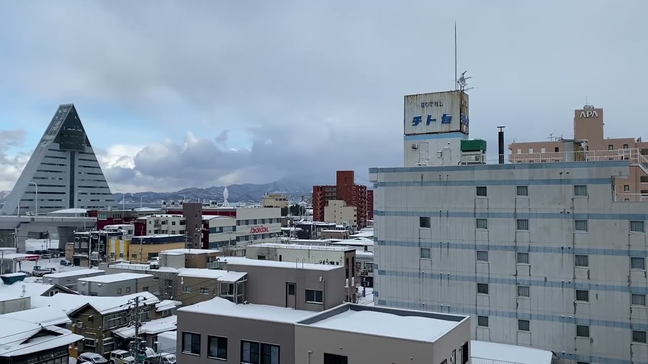 青森県青森市｜ポレスターアーバンシティ青森｜7階 南東バルコニーからの眺望