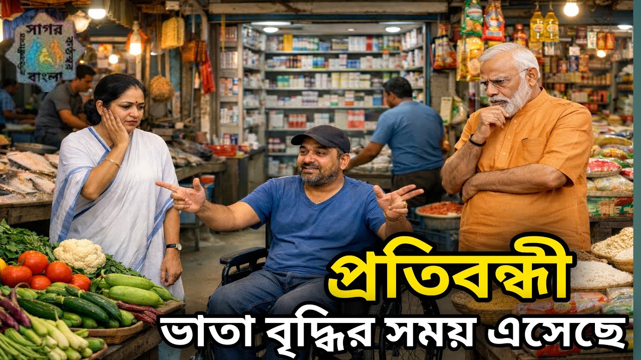 বাংলায় দ্রব্যমূল্য বৃদ্ধির সঙ্গে সামঞ্জস্য রেখে প্রতিবন্ধী ভাতা বৃদ্ধির সময় এসে গেছে? #sagor #bang