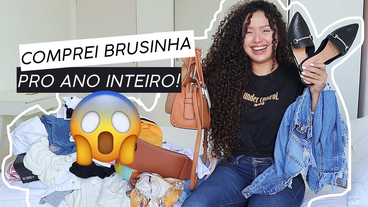 NUNCA COMPREI TANTA ROUPA LINDA, BRASIIIIIIIIIL! COMPRINHAS FASHION DE FIM DE ANO!