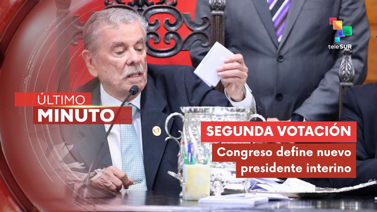 Perú define su presidencia interina en segunda votación