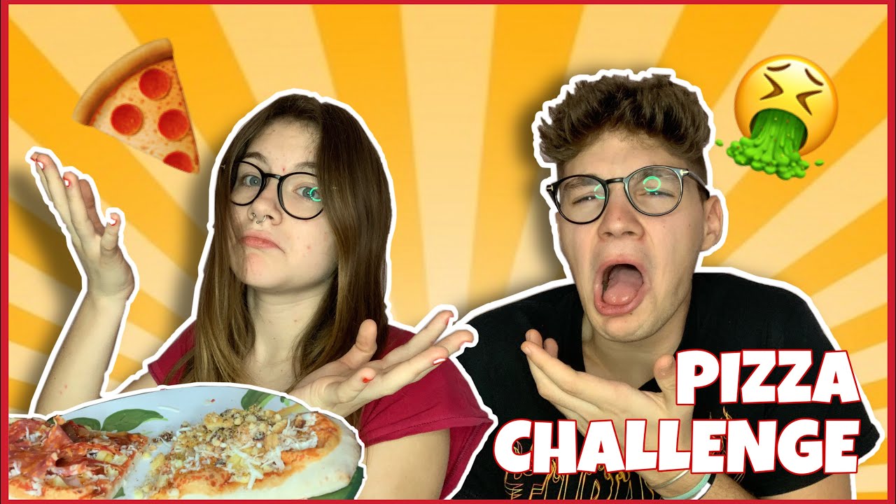 PIZZA CHALLENGE DISGUSTOSA CON LA MIA RAGAZZA!!🍕