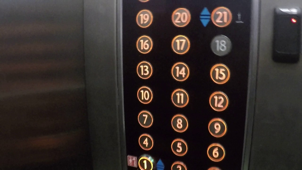 Nice fast 1977 Kone? (mb Kone 2011) t. elevator@Tallinn TV-tower, Tallinn, Estonia (going down)