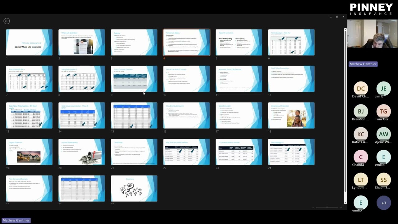 Whole Life Webinar