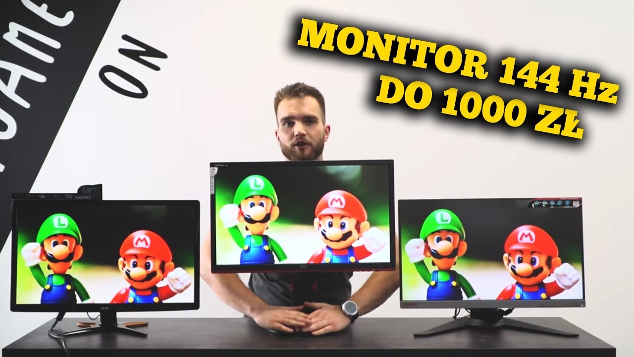MONITOR 144 HZ DO 1000 ZŁ