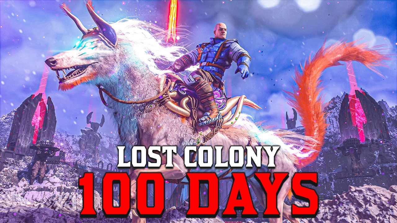I Spent 100 Days on Ark Lost Colony... Here's What Happened
