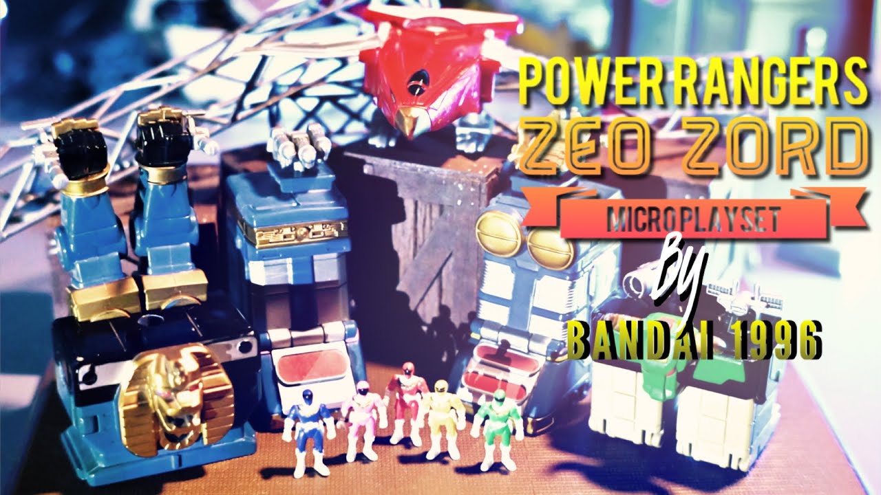 Zeo Zord Micro Playset by Bandai 1996 #tengdoytoys #bandai #powerrangers