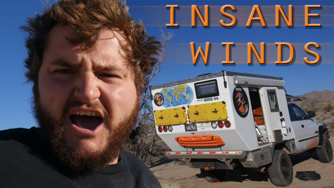 EP:09 FREE CAMPING AT JOSHUA TREE NP COME'S WITH A PRICE - GNARLY WIND!