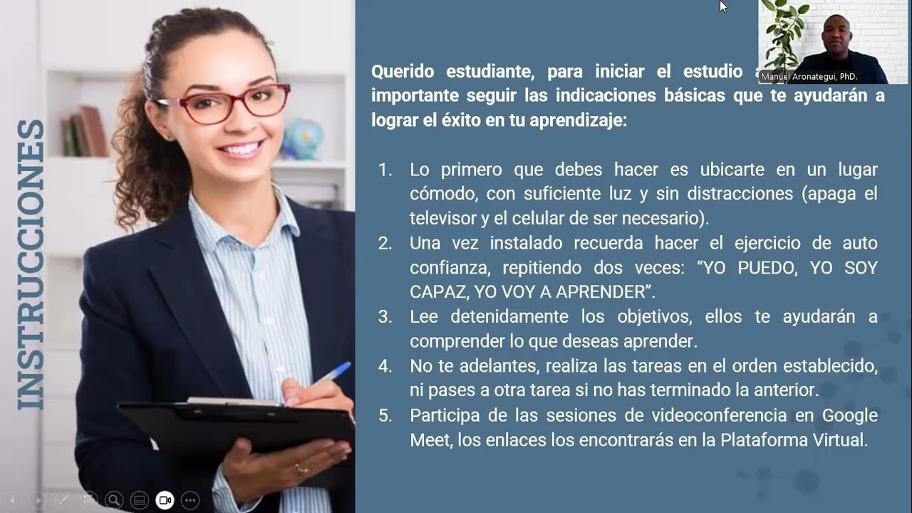 Sesión 0 - Evaluación del Aprendizaje y la Enseñanza - Prof. Manuel Aronategui