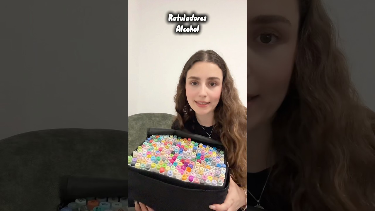 Te muestro TODO mi MATERIAL de ARTE 😱 (+3.000 marcadores)🔥 #arte #marcadores