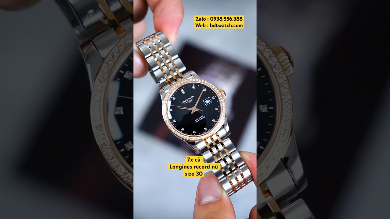 ĐỒNG HỒ NỮ #LONGINES RECORD DIAMOND L2.321.5.59.7 #L23215597