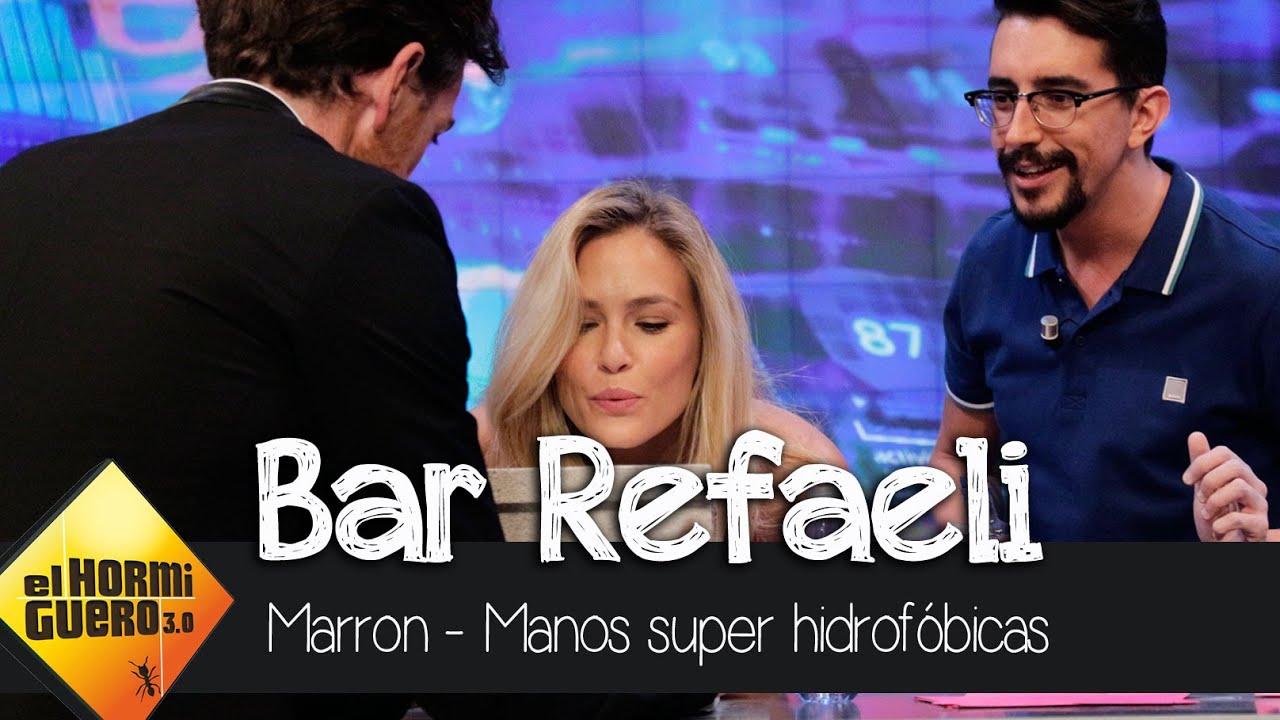 Ciencia con Marron en El Hormiguero 3.0: Manos superhidrofóbicas