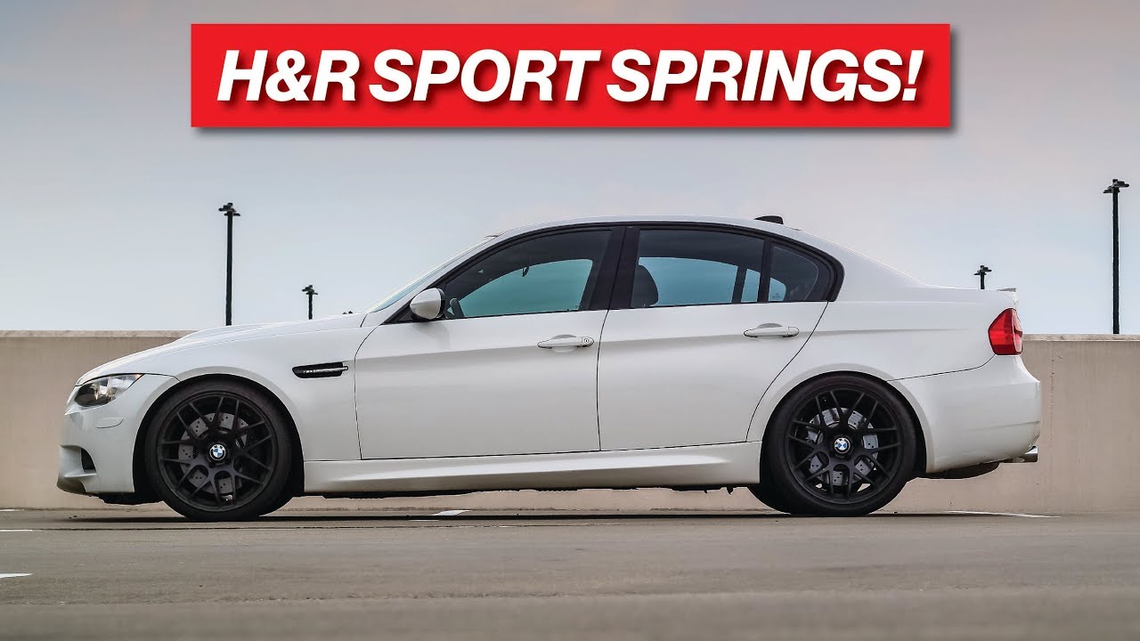 LOWERING THE E90 M3 ON H&R SPORT SPRINGS!