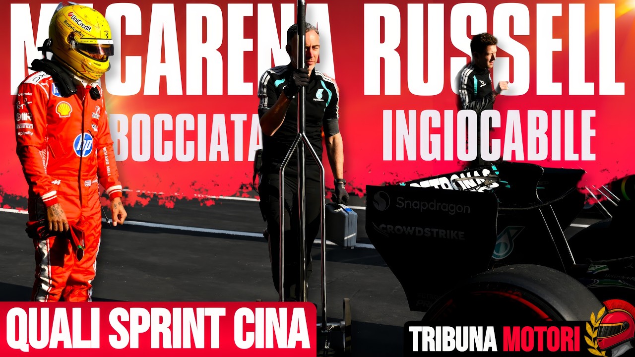 MACARENA BOCCIATA⬇️ A BALLARE è MERCEDES😥Qualifica Sprint F1 Cina