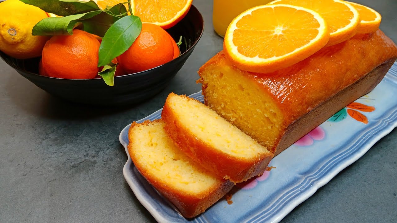 Cake à l'orange qui ne s'affaisse pas ultra moelleux