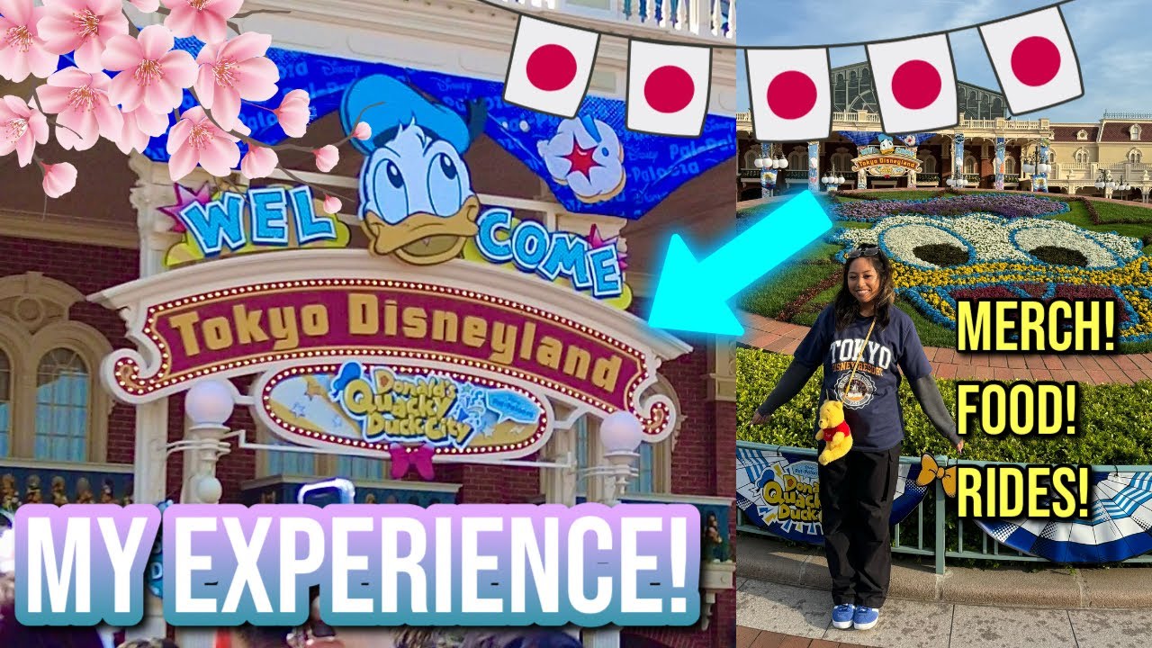 🇯🇵I went to TOKYO DISNEYLAND!🎈|Finding Pins|Merch&Food|Beauty&The Beast Ride