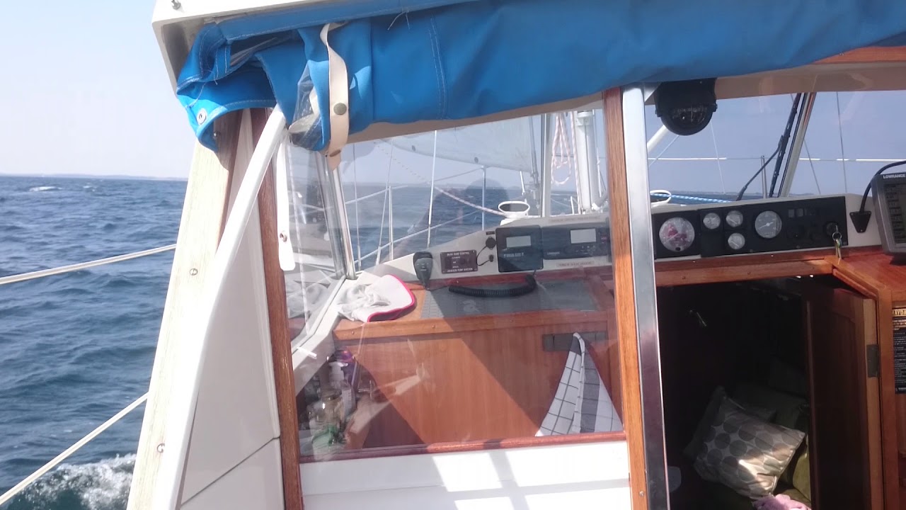 LM 28, Thilde, på læns mod Årø.