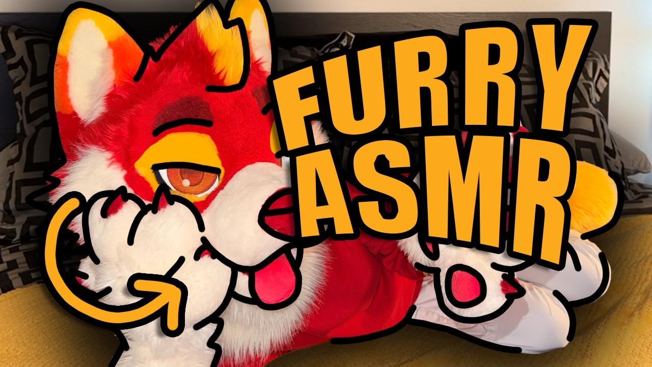 Furry ASMR: Your Sleepy Cuddly Fox Smooches/ Cuddles You To Sleep ❤️ (3DIO)
