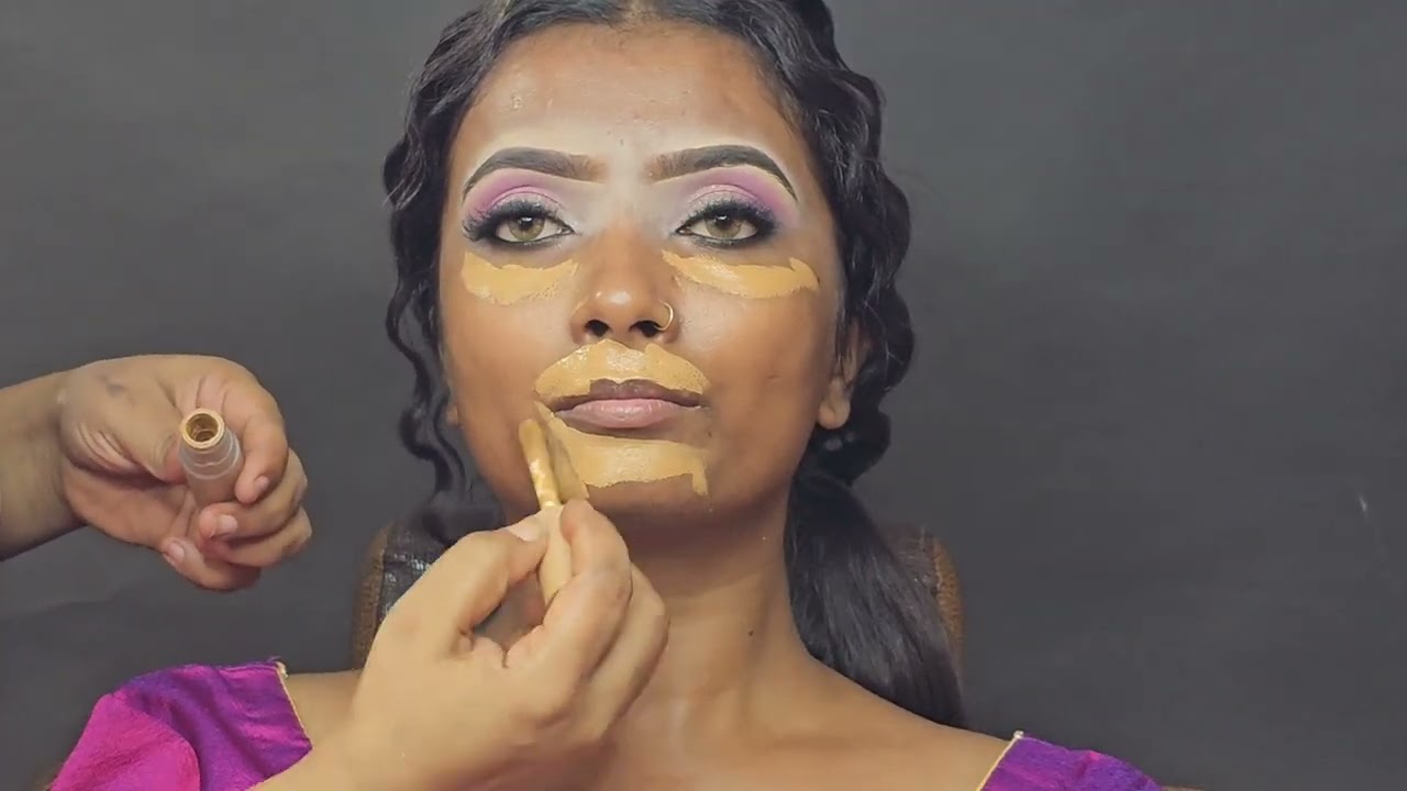 Marathi makeup quick step by step makeup tutorial for beginners /how to make a makeup for dusky skin
