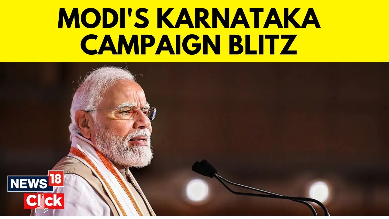 Karnataka Elections 2023 | PM Headlines BJP's Show Of Strength In Karnataka With Mega Road Show