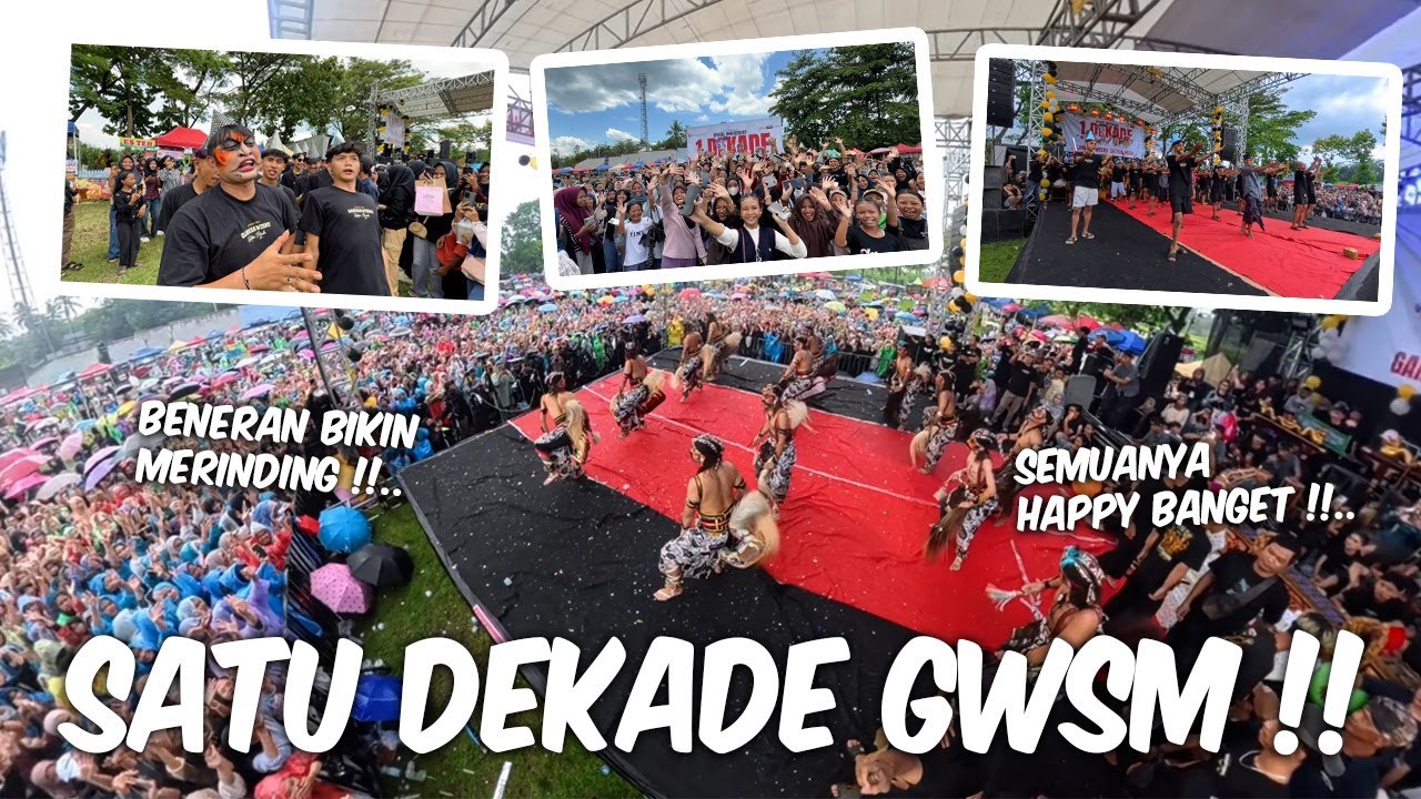 ACARA PUNCAK SATU DEKADE GWSM !! Banyak kejutan yang bikin penonton kaget